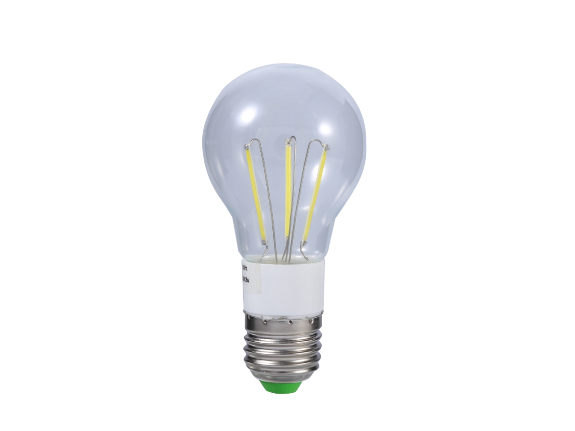 Bombilla LED de filamento COB E27 12 V 3 W, blanco frío, 360°, sin regulador