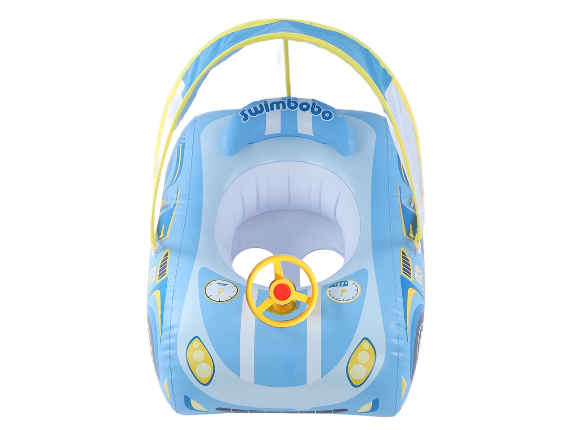 Flotador de piscina para niños con bocina y protector solar
