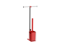 Ra320600000 Rainbow Columna Portarrolloescobillero Rojo GEDY