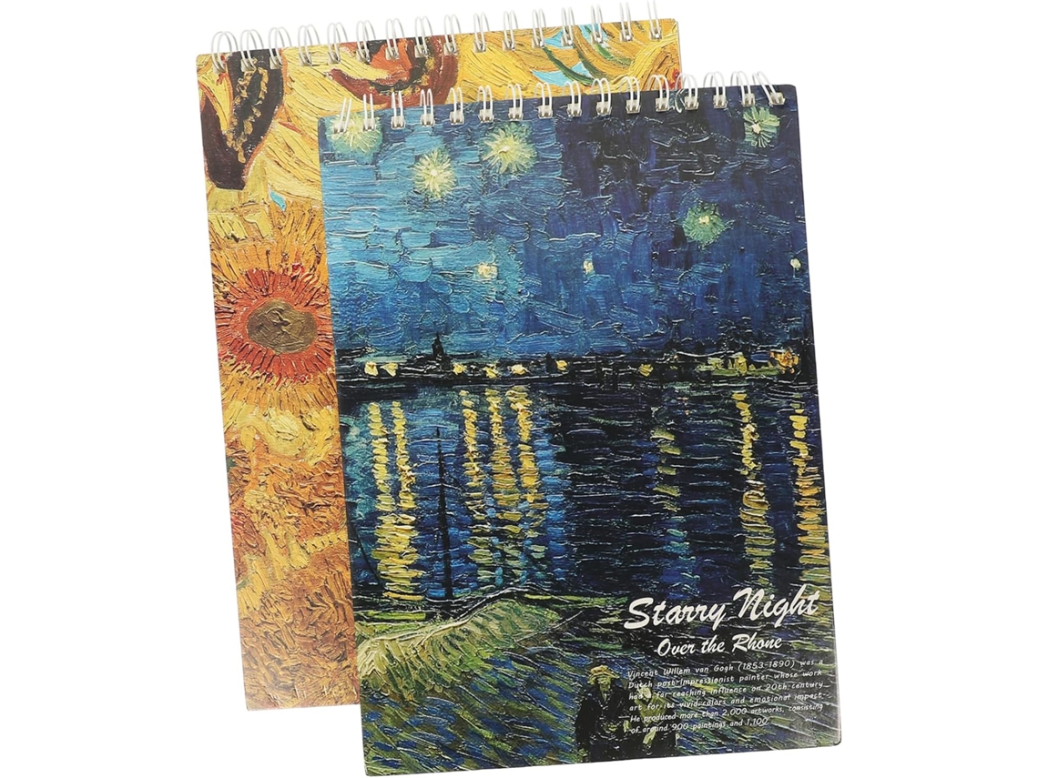 Juego De 2 Cuadernos De Bocetos Con Espiral Para Pintura, Dibujo Y Pintura.