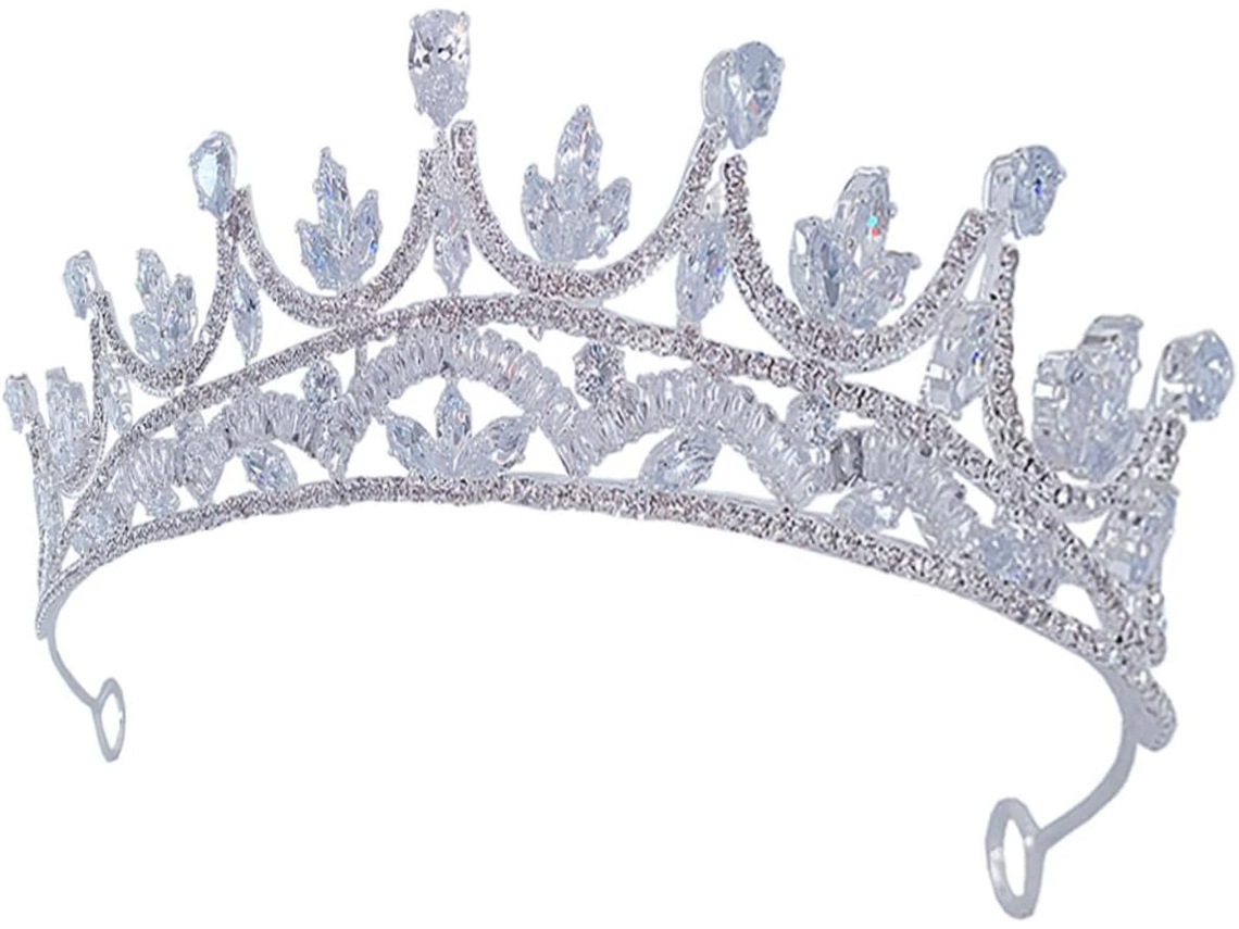 Corona De Mariée En Zircon Élégante Pour Mujer, Diadème Ligero Mariage, Diadema Accessoire