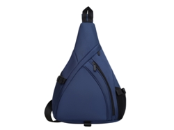(Azul) Riñonera informal y elegante, diseño sencillo, gran capacidad, mochila para ciclismo.