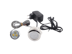Luz Led Sumergible Impermeable De 12 V Con Controlador Para Piscinas, Jacuzzis Y Decoración.