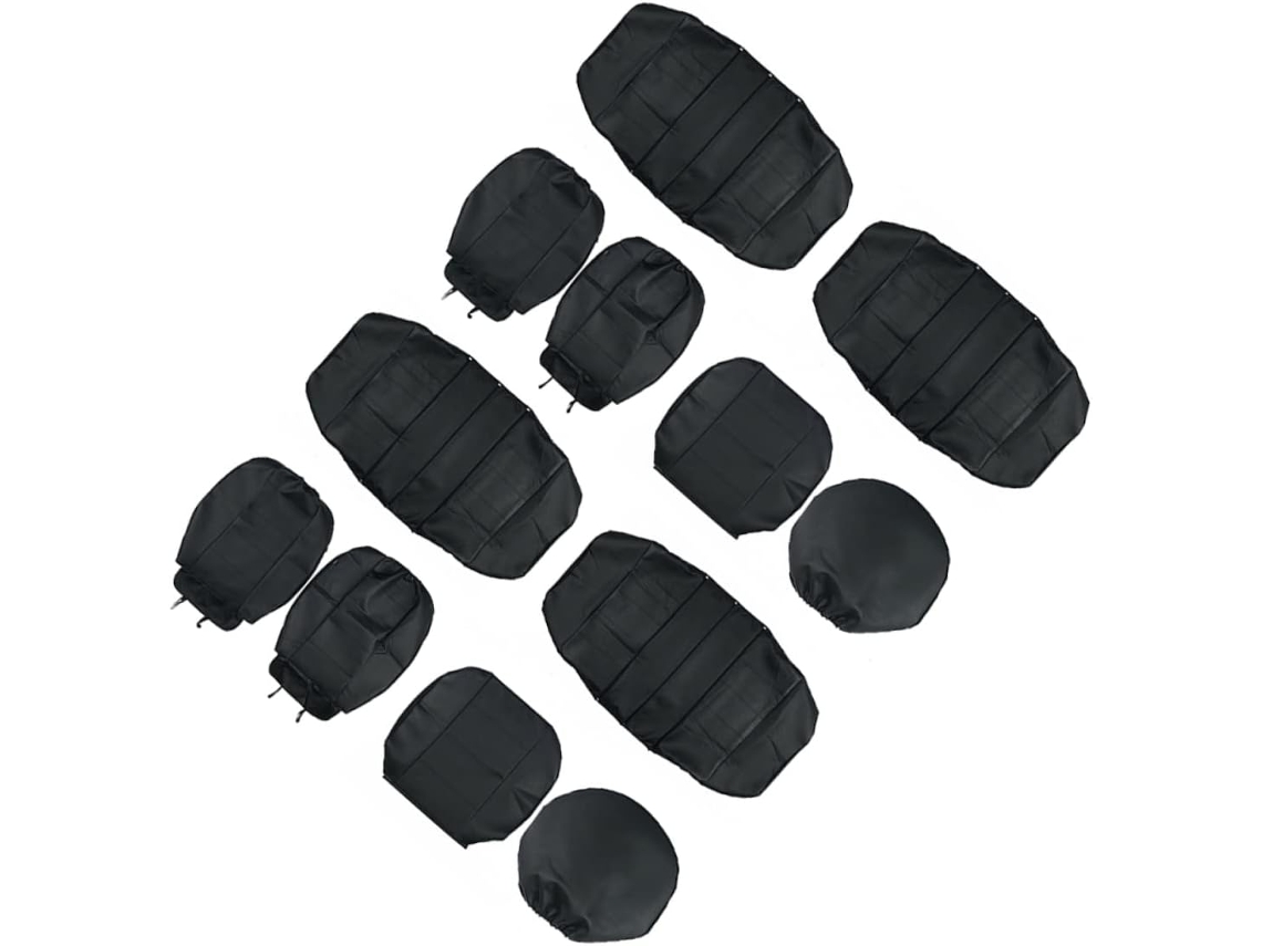 Juego De 11 Fundas Protectoras Para Asientos De Coche, Alfombrillas Protectoras Y Accesorios Para El Interior Del Vehículo.