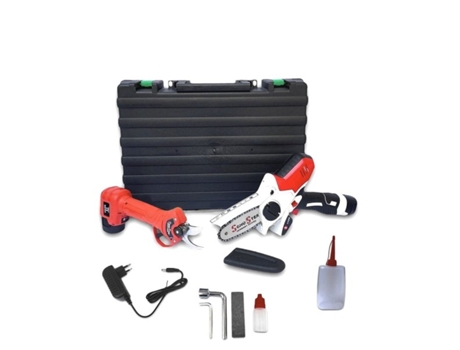 Kit de Podadora 2 En 1 Motosierra Eléctrica Con Batería 18V 1 5 Ah TRADE SHOP TRAESIO