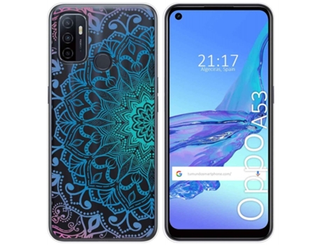 Carcasa Oppo A53 / A53s TUMUNDOSMARTPHONE Dibujos Transparente Multicolor