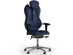 Silla de Oficina KULIK Grande Cuero de PU (Azul -130x50x50cm)
