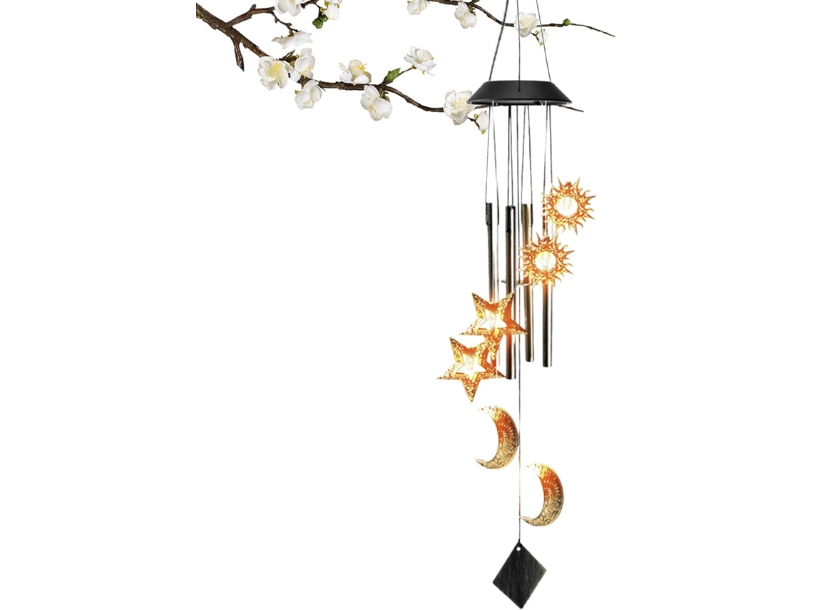 Decoración solar para exteriores, resistente al viento y al agua, Chaberlu