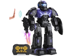 Brinquedos de Robô Rc Brinquedo de Robô Rc Programável com Detecção de Gestos Falando Dançando Roxo GERTIZ