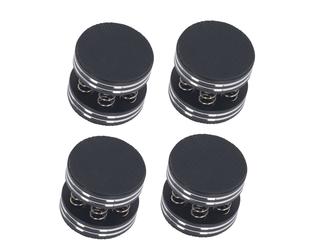 4 Soportes Aislantes Para Altavoces Con Resortes Antivibración Para Tocadiscos Y Dac