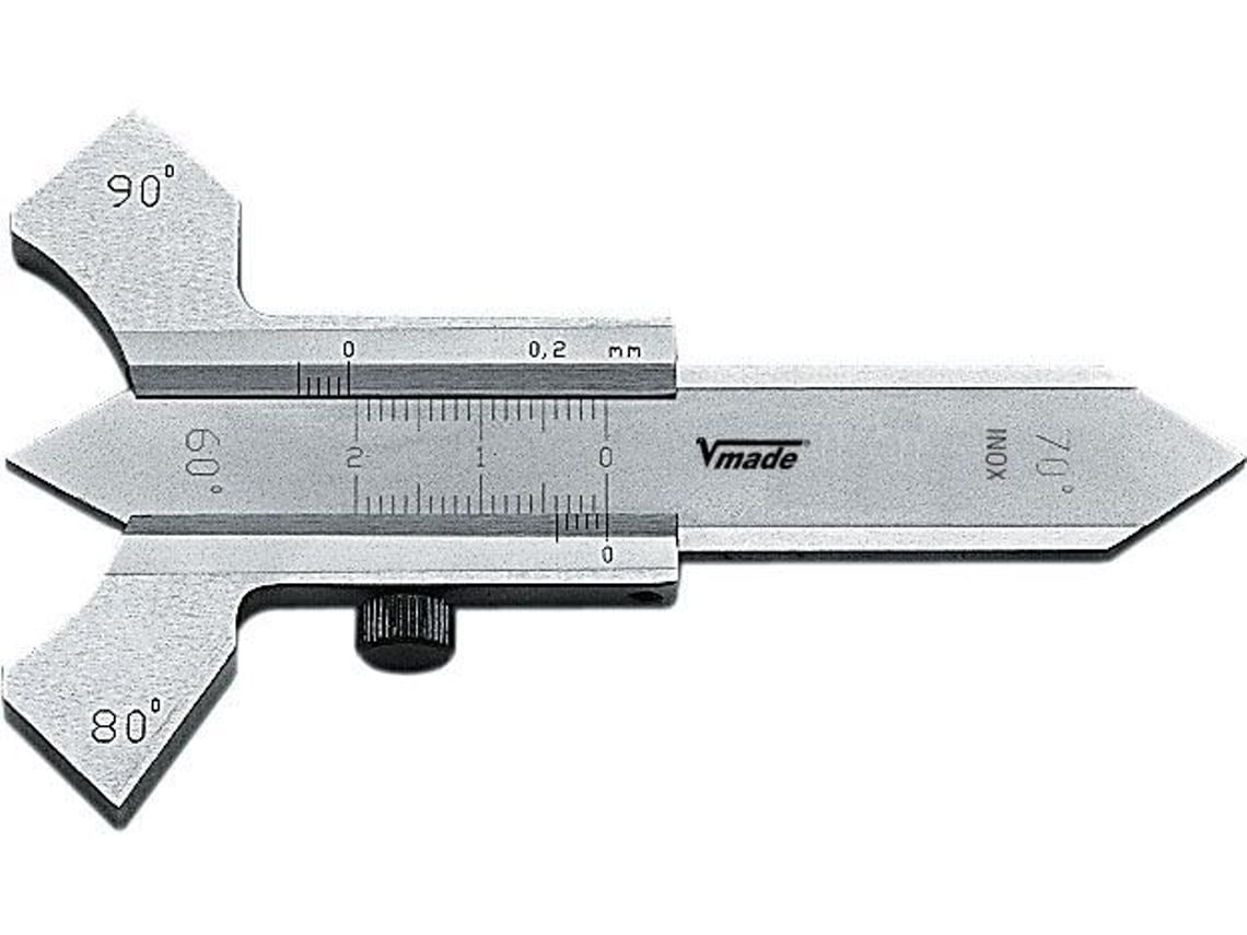 VOGEL-474403-Calibre de precisión para soldaduras, Capacidad 0-20 mm, Nonio 1/20 mm