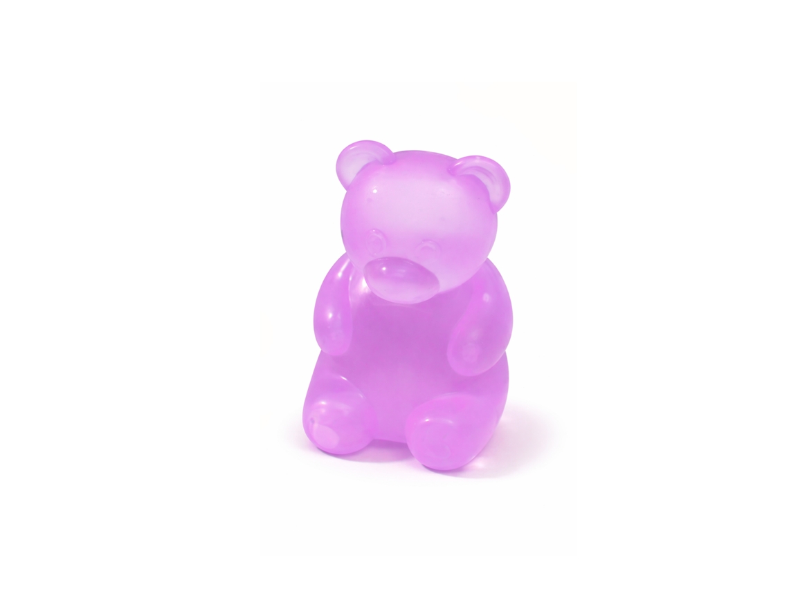 Muñeco de oso blando morado