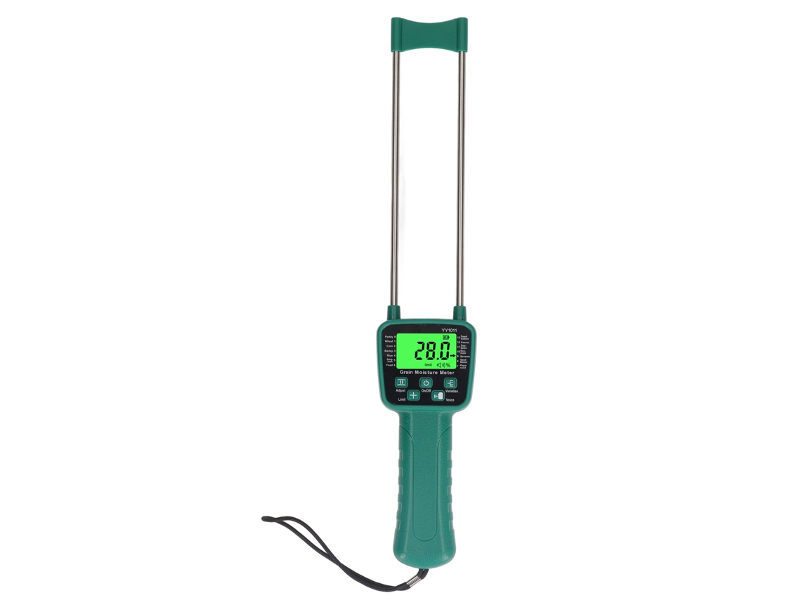 Medidor De Humedad Para Heno, Trigo, Soja Y Granos Con Pantalla Lcd Y Aviso Por Voz.