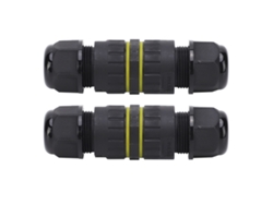 Conector Impermeable Ip68 M16-2p Ignífugo Para Empalmes De Cables Exteriores, 2 Piezas