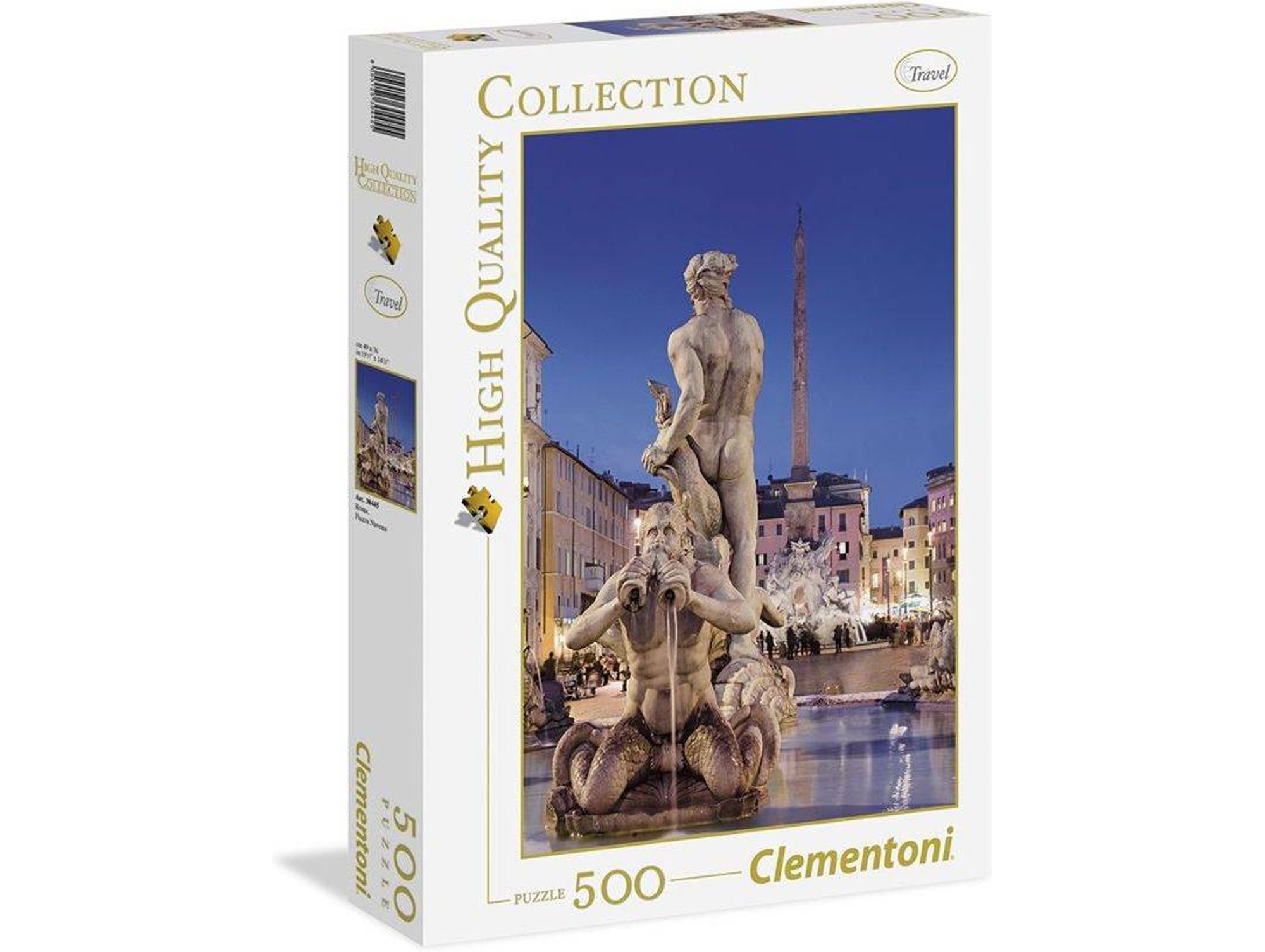 Puzzle CLEMENTONI Plaza Navona Roma (500 Piezas)