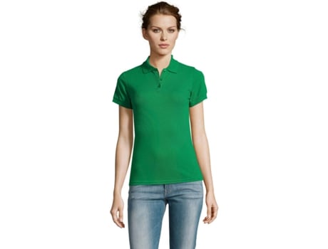 Polo de Mujer SOLS Prime Pradera Verde (S)