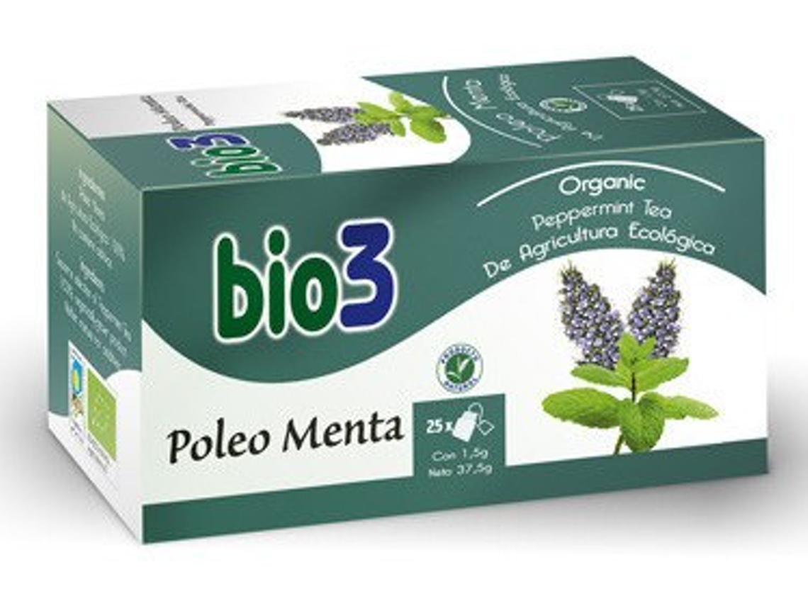 Suplemento Alimentar BIO3 Bie3 Poleo (25 Filtros - Menta)