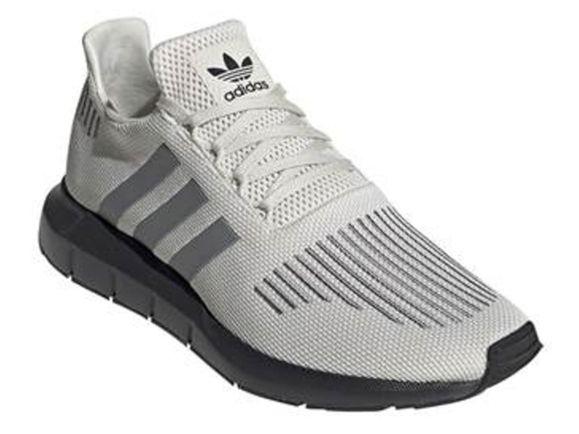 Deportivas ADIDAS Swift Run Mujer (Negro, Gris - Tela, Material - 36,6)
