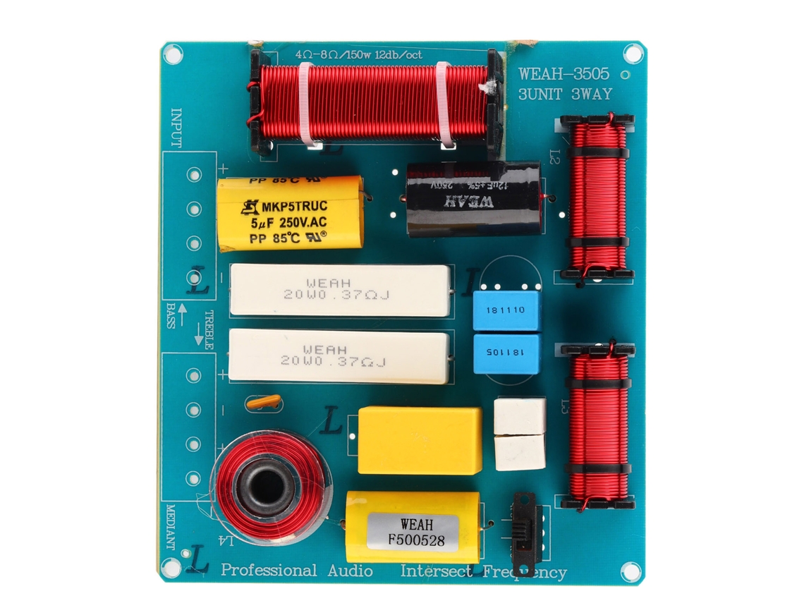 Filtro Divisor De Frecuencia De Altavoz De 3 Vías Y 300 W Para Escenarios Ktv De Bricolaje