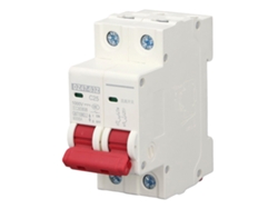 Disyuntor Mcb 2p Dc 1000v 25a 6000a Con Capacidad De Ruptura Para Instalaciones Solares Marinas.