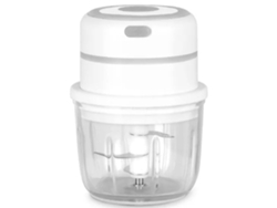 Triturador Eléctrico De Frutas Y Verduras Recargable Por Usb, Picador De Ajo, Cebolla Y Jengibre Para Carne De Cocina (blanco)