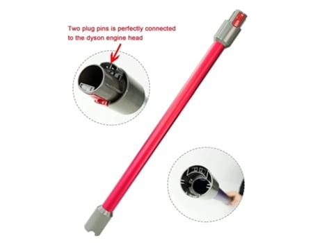 Varita de extensión de liberación rápida Compatible con Dyson V7, V8, V10, V11, V15, accesorio de tubo de aspiradora inalámbrico, color naranja