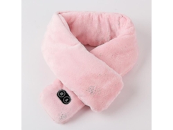 Bufanda Eléctrica Inteligente Con Aislamiento Térmico Para Hombres Y Mujeres, Color Rosa.