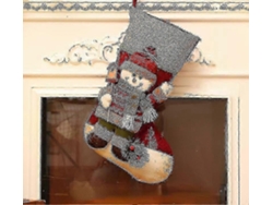 Bolsa de regalo grande para calcetines navideños, colgante de regalo navideño, bolsa de regalo infantil para dulces. Hengjian