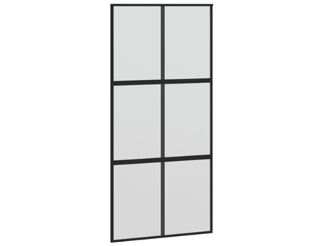 Puerta corredera VIDA XL vidrio templado y aluminio blanca (102,5x205 cm)