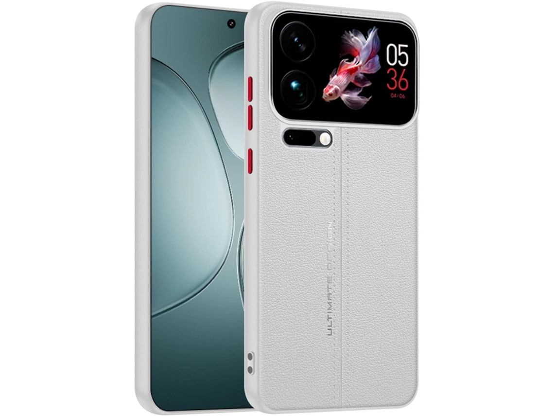 Funda Para Xiaomi 17 Pro, Ultrafina Y Flexible - Gris Y Blanco