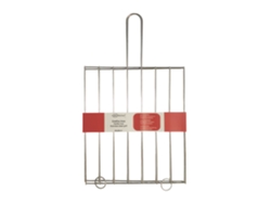 Parrilla Individual O Doble De Acero Inoxidable My Kitchen 30x26 Cm