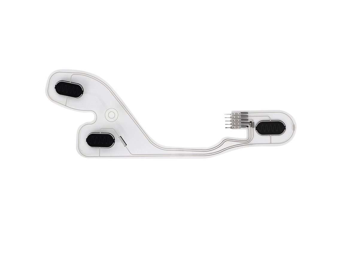 Sensor De Presión De Película Delgada Flexible De 3 Zonas Para Plantilla Resistiva Fsr
