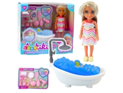 Mini muñeca Ankiki con baño y accesorios de cuidado B.active