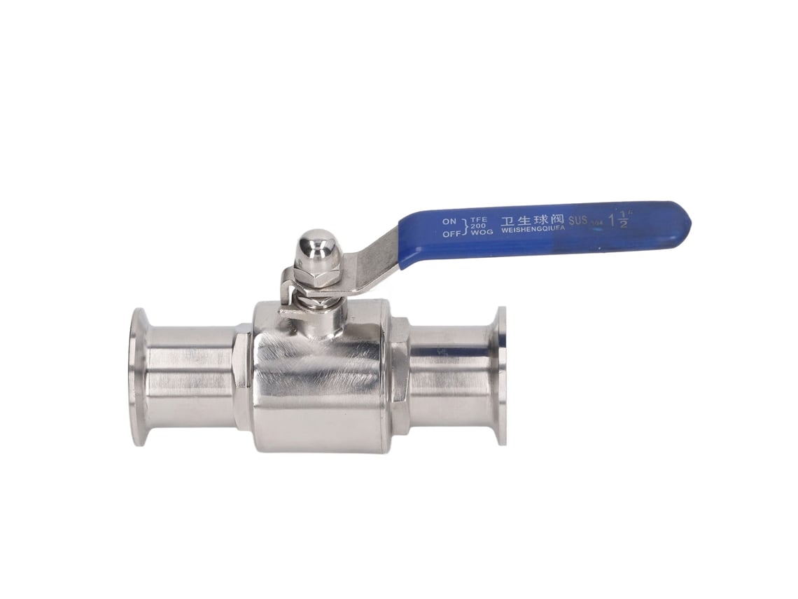 2026velora-válvula De Bola Sanitaria De Acero Inoxidable De Rápida Instalación Para Química Y Lácteos Od 25mm