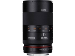 Objetivo SAMYANG 100mm F2.8 Ed Umc Mft (4/3) (Encaje: Micro 4/3 - Apertura: f/2.8 - f/32)