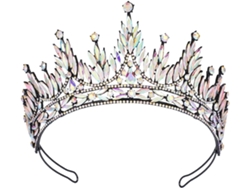 Diadema Resistente Para Niñas: Ideal Para Cumpleaños, Sesiones De Fotos Y Elegantes Disfraces Con Cristales.