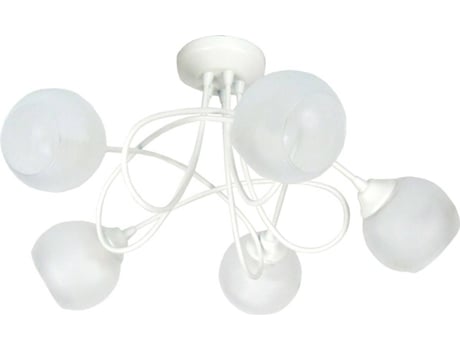 Lámpara de Techo TOSEL Actuelle B (Blanco Marfil - G9 - Máx. 40W - Metal)