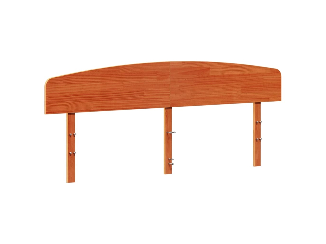 Maison Exclusive - Cabecero De Cama Madera Maciza De Pino Marrón Cera 180 Cm