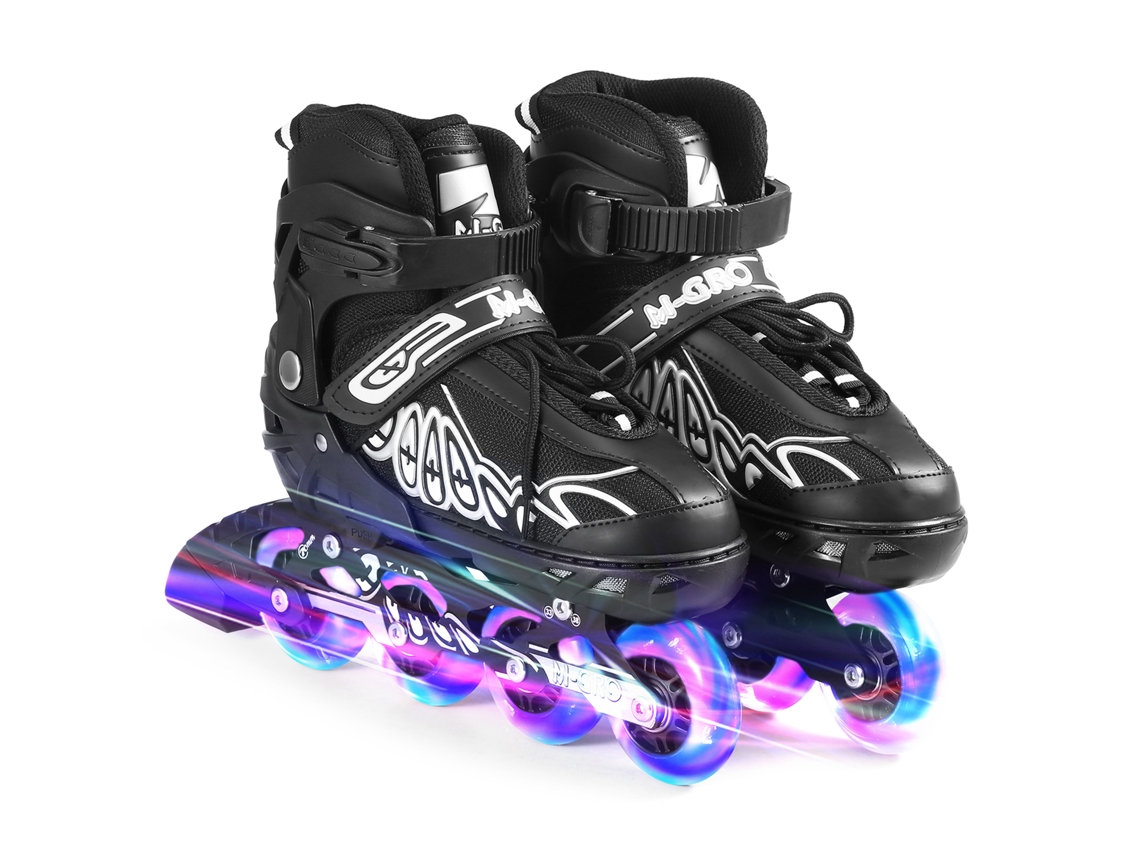 2026rebe-patins Em Linha Ajustáveis Com Rodas Iluminadas Para Meninos, Meninas E Senhoras Para Exterior