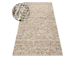Alfombra sand, beige NEPAL 2100 - lana, de doble cara, natural