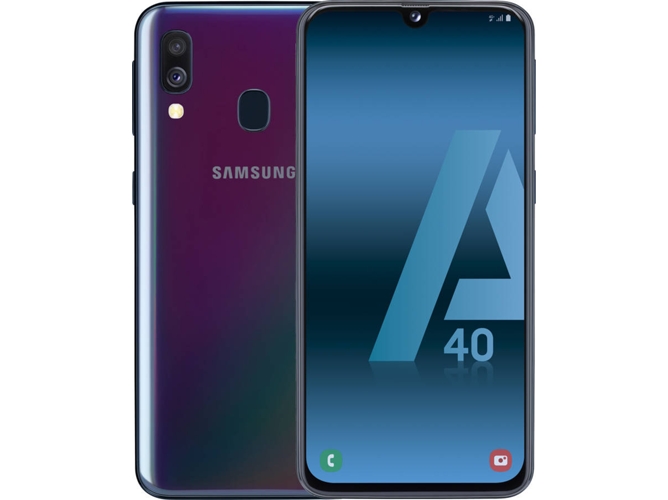 Smartphone SAMSUNG Galaxy A40 (5.9'' - 4 GB - 64 GB - negro)
