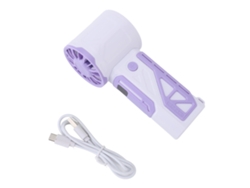 Ventilador portátil de mano con 100 velocidades y batería recargable.
