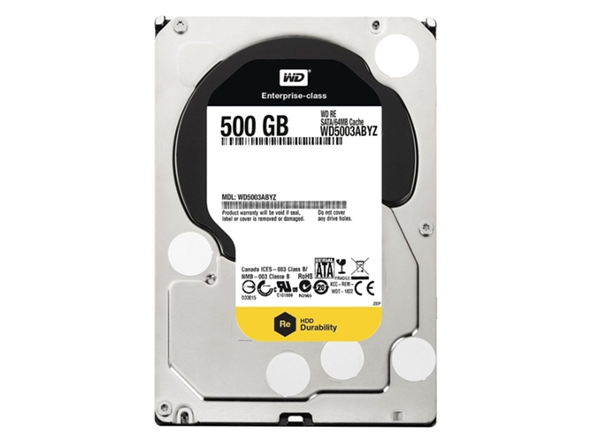 Disco HDD Interno WESTERN DIGITAL WD5003ABYZ (500 GB - SATA - 7200 RPM)