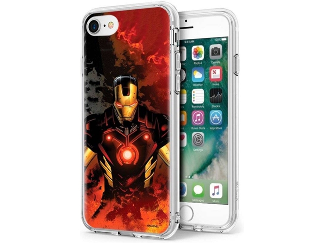 Funda iPhone 7, 8 MARVEL Iron Man Multicolor