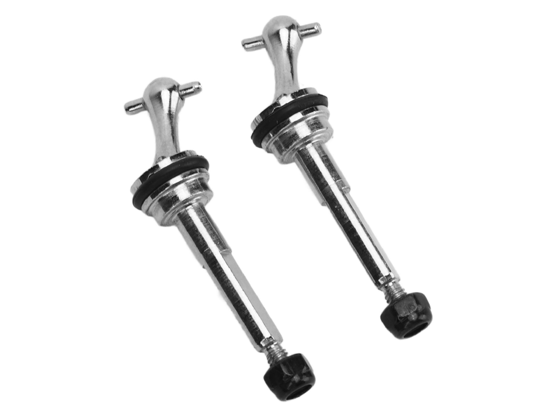 2 piezas de eje de transmisión RC ligero de acero inoxidable para coche de control remoto Wltoys 1/28 284161