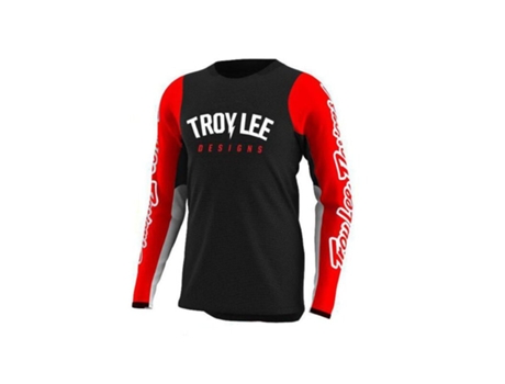 Camiseta de Niños TROY LEE DESIGNS Gp Boltz Rojo (XS)