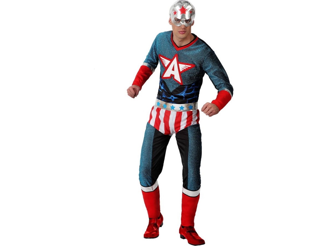 Disfraz de Hombre DISFRAZZES Capitán Azul (Talla: S)