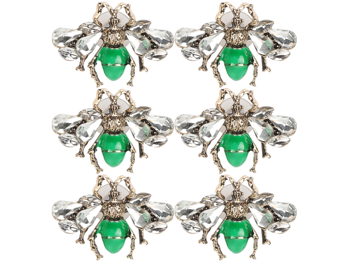6 Piezas De Pequeños Pendientes De Abeja, Colgantes Elegantes, Accesorios Creativos Para Mujer.