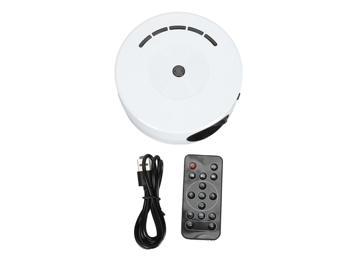 Projetor Mini Portátil De Proteção Ocular 1080p Com Alto-falante Para Home Theater Filmes Celular Lcd