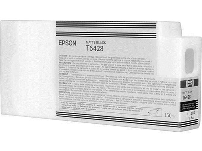 Cartucho de tinta original EPSON, T6428 150 ml , Negro mate, C13T642800